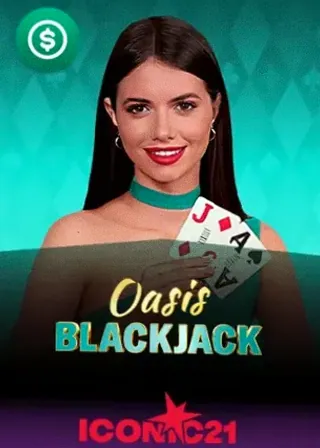 Oasis Blackjack live game cover