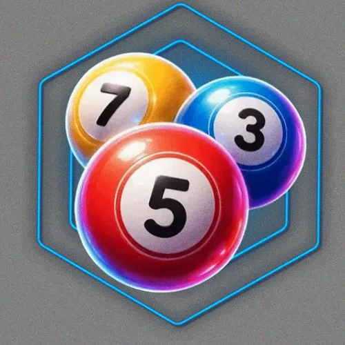 Numbered bingo balls