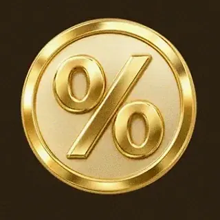 Gold percent coin — WePlay88