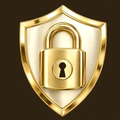 Shield with padlock — WePlay88