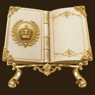 Ornate open book — WePlay88
