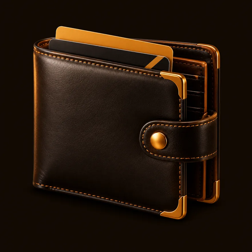 Leather wallet — WePlay88